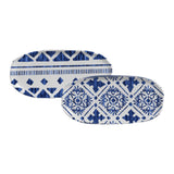 Porto Brasil 35114117901 - Shallow Organic Oval Platter Small, 4.3", Stoneware