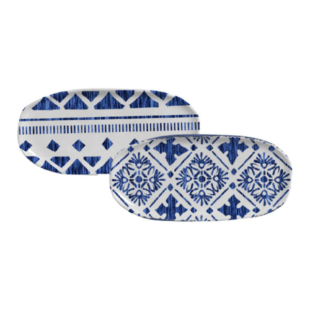Porto Brasil 35114117901 - Shallow Organic Oval Platter Small, 4.3", Stoneware