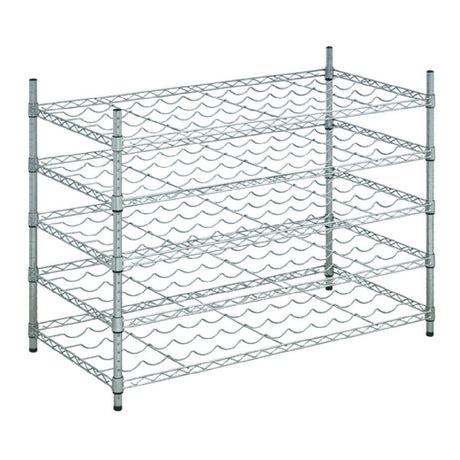 Hubert 136243 - Kratos Wire Wine Rack, 48"W X 24"D X 34"H, 34" Posts