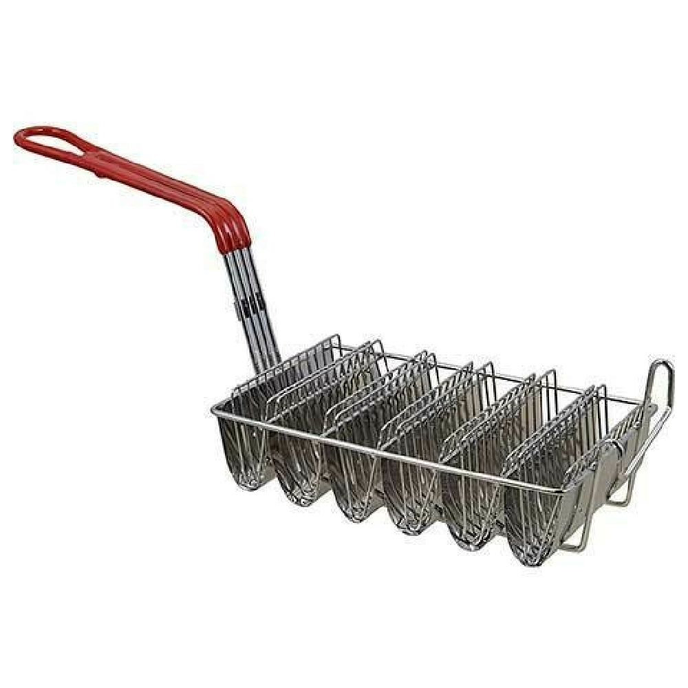 Franklin Machine Products 137-1707 Taco Shell Basket 12"L X 6"W X 2-3/4" Deep Basket 22-1/4" OAL