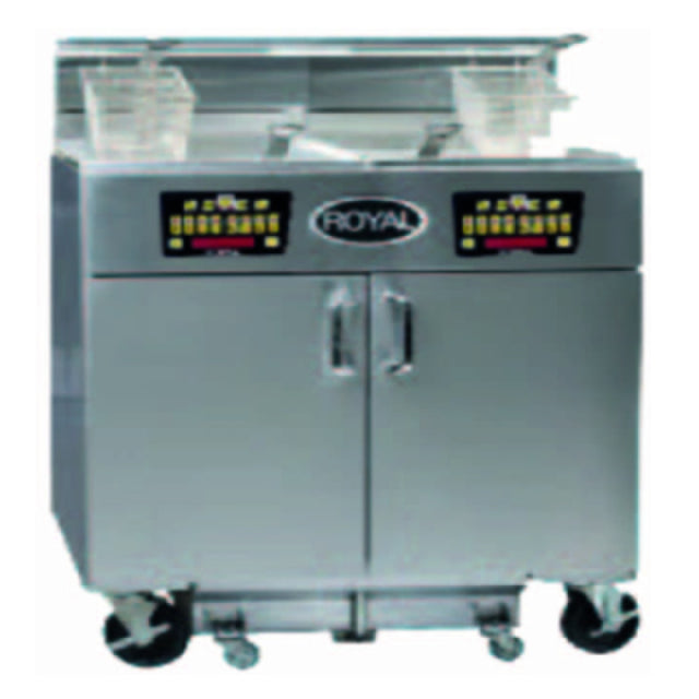 Royal Range Of California REF-1417-5-DM_208/60/3 High Production Fryer Battery