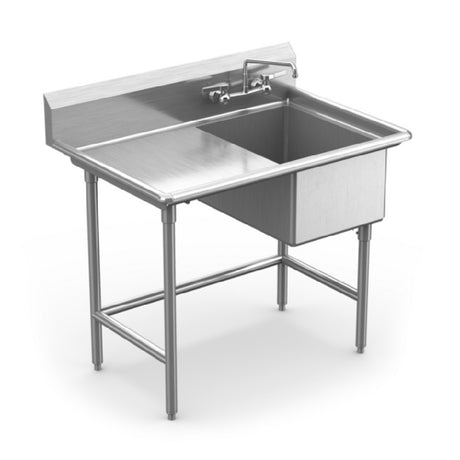 Winholt WS1T1824LD18-14DP-14GA - Sink, One Compartment, With Left-hand 18" Drainboard