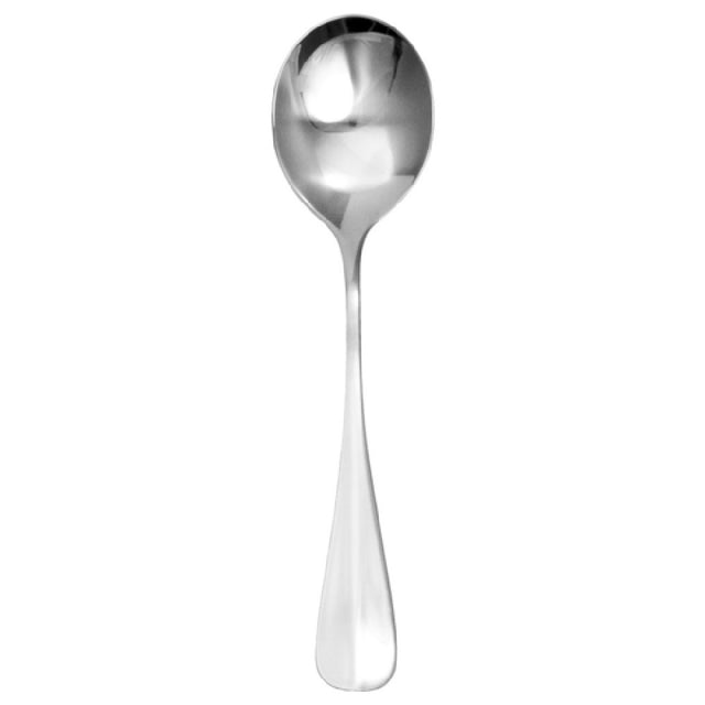 International Tableware BA-113 Bouillon Spoon 6-3/8" Long 18/0 Stainless Steel