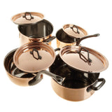 Matfer 915901 Bourgeat Cookware Set 8-piece Cast Iron Handle