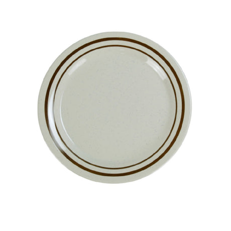 Yanco SS-107 Sesame Dinner Plate 7-1/4" Dia. Round