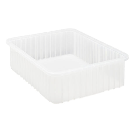 Quantum DG93060CLCS - Dividable Grid Container, 22-1/2"L X 17-1/2"W X 6"H, Clear
