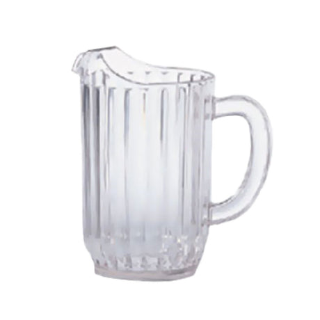 GET Enterprises P-3032-1-CL Water Pitcher 32 Oz. 6" Dia. X 7"H