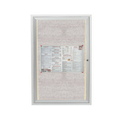 Aarco LODCC2418R Bulletin Board 18"W X 24"H Enclosed