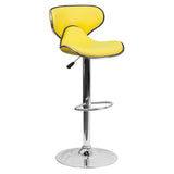 Flash Furniture DS-815-YEL-GG Swivel Bar Stool Adjustable Height Contemporary Style