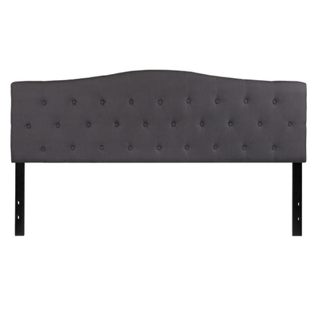 Flash Furniture HG-HB1708-K-DG-GG Cambridge Headboard King Size Contemporary Style