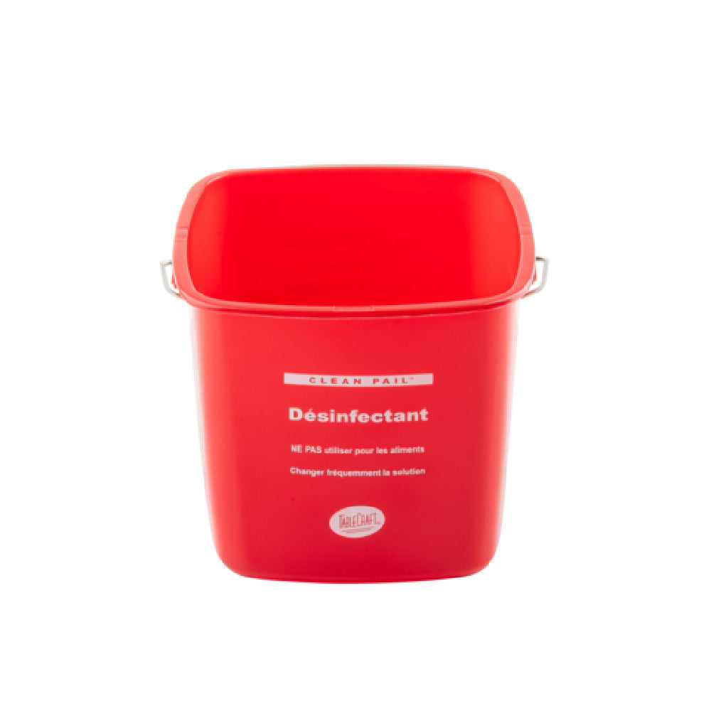Tablecraft 12538 Cleaning Pail 3 Qt 7" X 6.25" X 5.75"