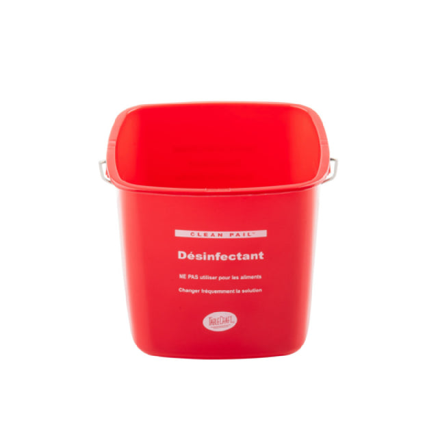 Tablecraft 12538 Cleaning Pail 3 Qt 7" X 6.25" X 5.75"