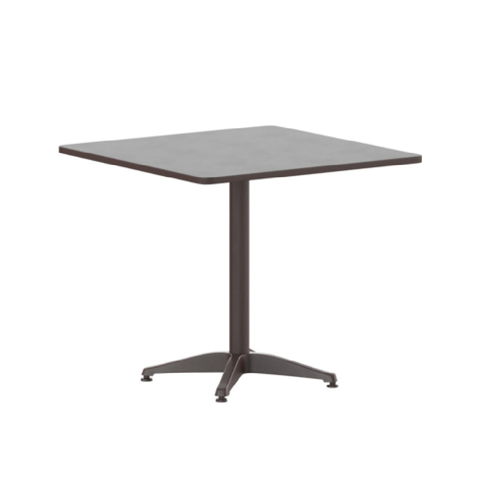 Flash Furniture TLH-053-3-BZ-GG Mellie Table 31-1/2"W X 31-1/2"D X 27-1/2"H Square