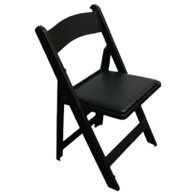 Forbes Industries C450BLP Wedding Classic™ Folding Chair Plain Back Removable 13-1/2" X 15" Vinyl Padded Seat