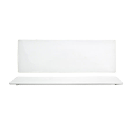 FOH DAP028WHP23 Canvas® Plate 12" X 4" X 1/4" Rectangle