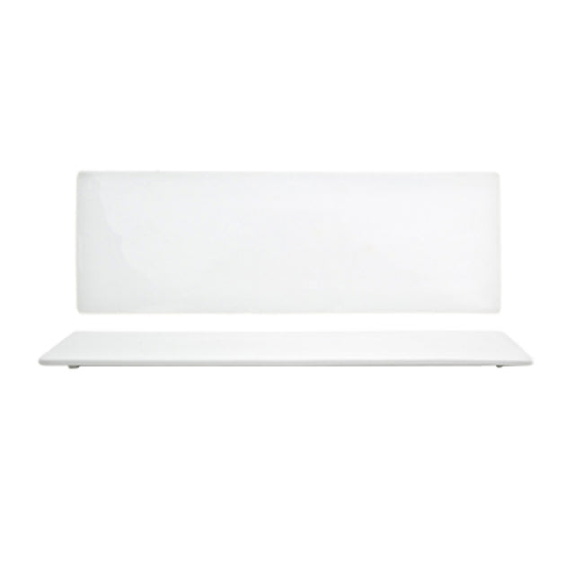 FOH DAP028WHP23 Canvas® Plate 12" X 4" X 1/4" Rectangle