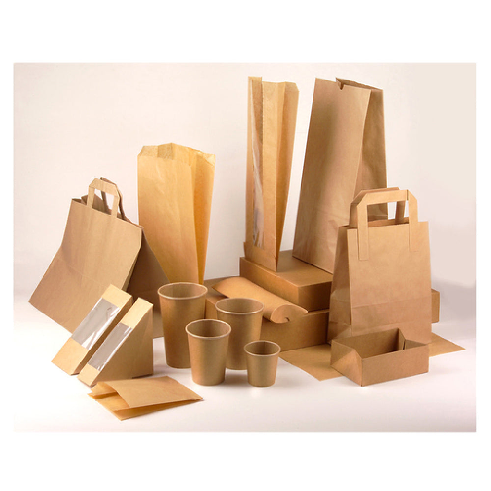 PacknWood 210SCR6BR - All Purpose Bag, 5.5" X 2.8" X 8.7", Paper