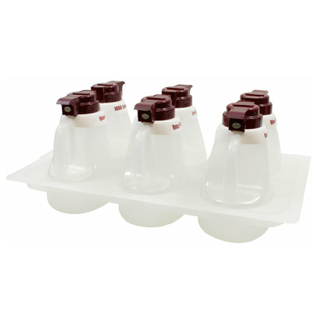 Tablecraft 483 Salad Dressing Dispenser Set Includes (1) 20-5/8" X 12-5/8" Plastic Tray