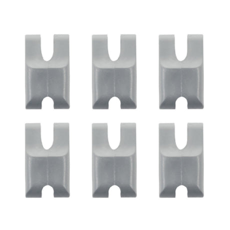 Metro 9184P Polymer Mounting Clips (tabs) For Solid Super Erecta® Shelf Stainless Steel Wire Ledges