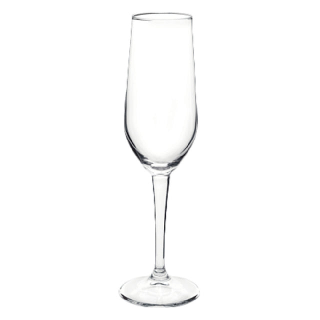 Steelite 4938Q324 Champagne Glass 7-1/4 Oz. (H 8-7/8" M 3" T 1-7/8" B 3") Laser Cut