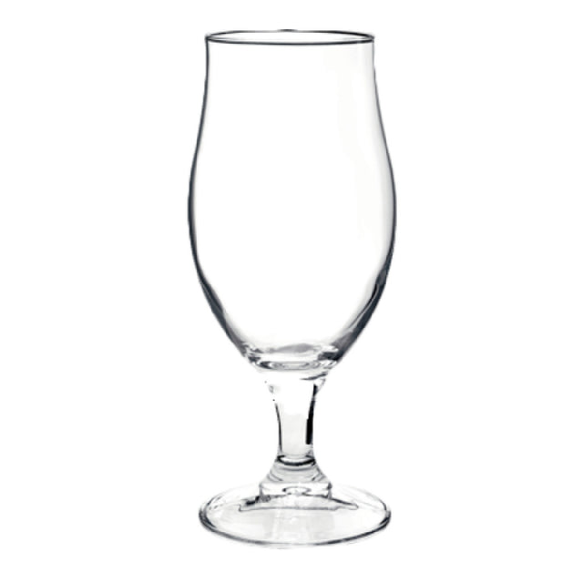 Steelite 4917Q080 Beer Glass 17 Oz. (H 8" M 3-1/2" T 2-3/8" B 3-1/4") Bormioli Rocco