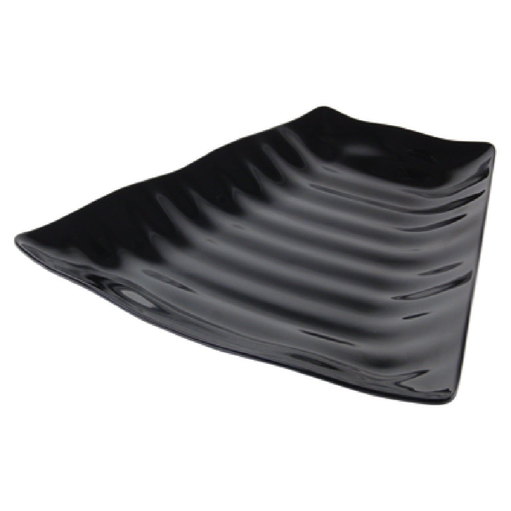 Bauscher Hepp TB90552 - Wavy Platter, 10-1/2"L X 10-3/4"W X 1-1/2"H, Rectangular