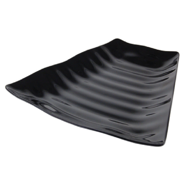 Bauscher Hepp TB90552 - Wavy Platter, 10-1/2"L X 10-3/4"W X 1-1/2"H, Rectangular