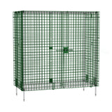 OlympicJSEC56K-CTN Security Cage Enclosure Kit For 24" X 60" Shelving Chromate With Olympic Green-Guard™ Epoxy Finish (shelves Posts Are Required & Sold Separately)