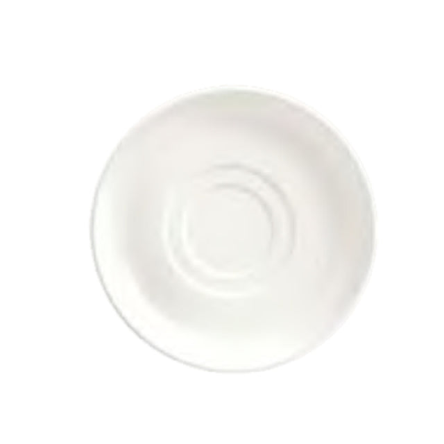 Libbey 905356430 (Formerly Syracuse China) Soup Cup Saucer 6-1/2" Dia. Double Well: 3" Dia. Outer Well