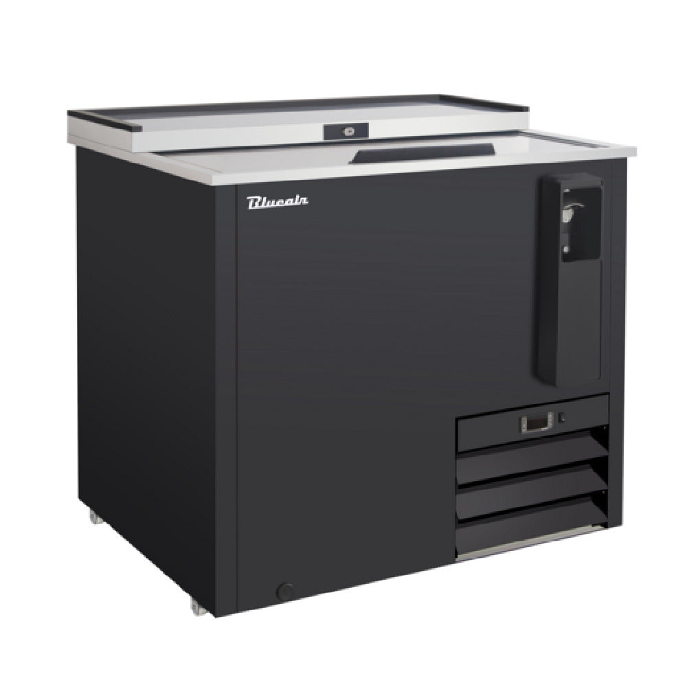 Blue Air BLBC-36B-HC - Bottle Cooler, 36-7/8"W, Side-mounted Self-contained Refrigeration