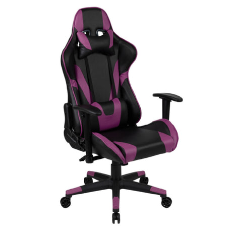 Flash Furniture CH-187230-1-PR-GG X20 Gaming Chair Racing Office Ergonomic Computer PC Swivel Chair