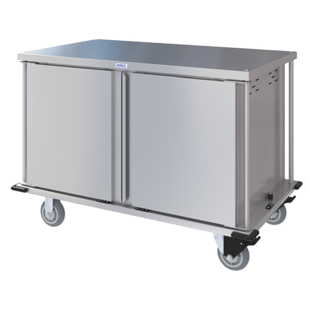 Dinex DXPTQC2T2D20 TQ Compact Meal Delivery Cart (2) Door 2-compartment