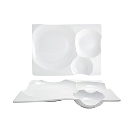 FOH DDP050WHP21 Promotional Pricing May Be Available! Contact Your FOH® Sales Representative For Details! Harmony Bento™ Plate