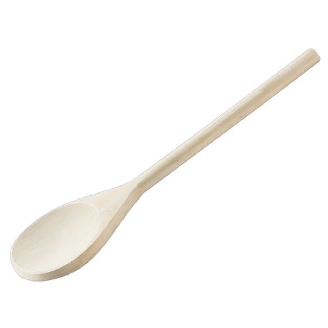 Browne Foodservice 575384 Wood Spoon 5/8" Dia. X 14"L Large Bowl