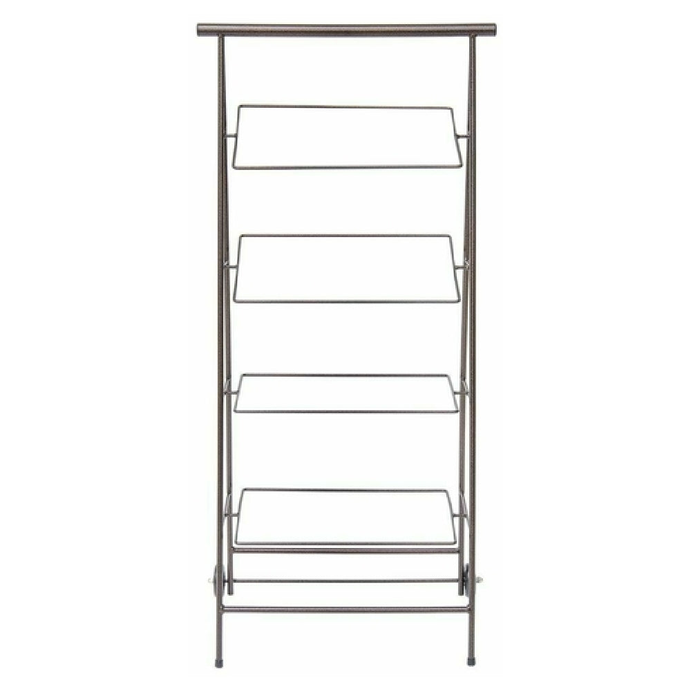 Hubert 75118 - Basket Stand, 4-Tier, Mobile