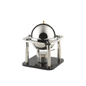 FOH BCH159MUM18 Smart Buffet Ware® Domino Sauce Chafer 1 Qt. Domino (includes One BHO151WHP18 8.25" Round X 2.5" Porcelain Food Pan 1 Qt)
