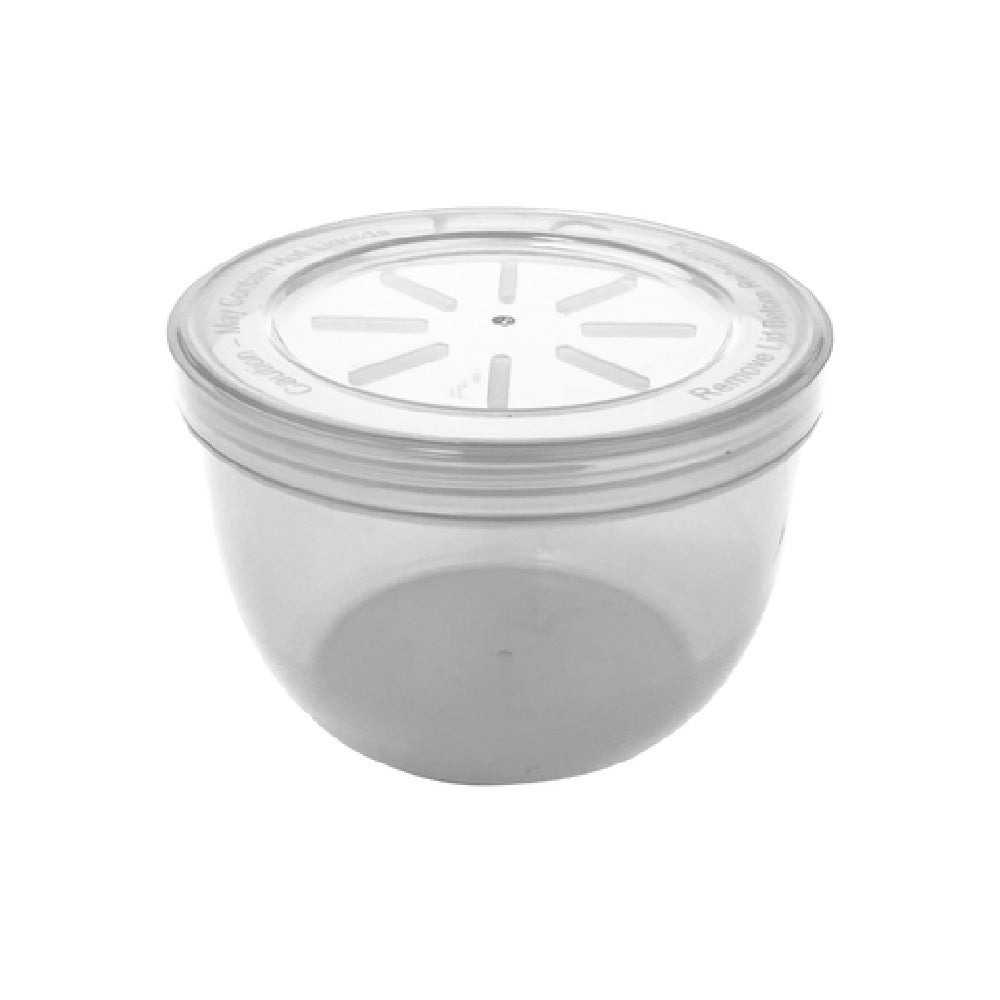 GET Enterprises EC-24-1-CL G.E.T Side Dish/Soup Container 18 Oz. (rim Full) 4-3/8" Dia. X 3"H