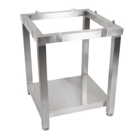 John Boos CUCLA24B Cucina Laforza Butcher Block Stand 24"W X 24"D X 29-3/4"H 18/300 Stainless Steel Base