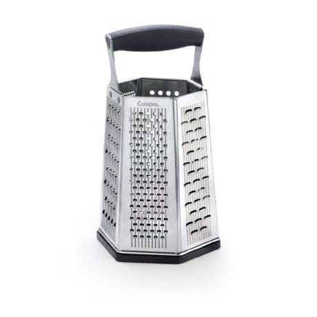 Browne Foodservice 746877 CUISIPRO Grater 6 Sided (Surface Glide Technology) 5.6" L X 4.75" W X 9.5" H