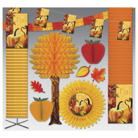 Hubert 63708 - Decoration Kit, Signs Of Fall, 6000 Sq. Ft.