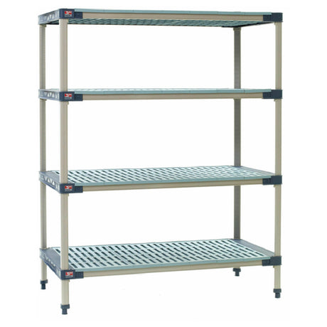 Metro X336G4 MetroMax® 4 Starter Shelving Unit 36"W X 18"D X 63"H Rust Proof