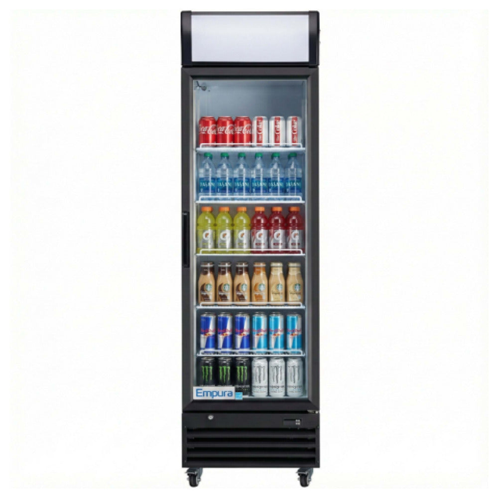 Empura EGM-13B - Refrigerated Merchandiser, 22.72"W X 23.82"D X 77.95"H, 12 Cu. Ft. Capacity