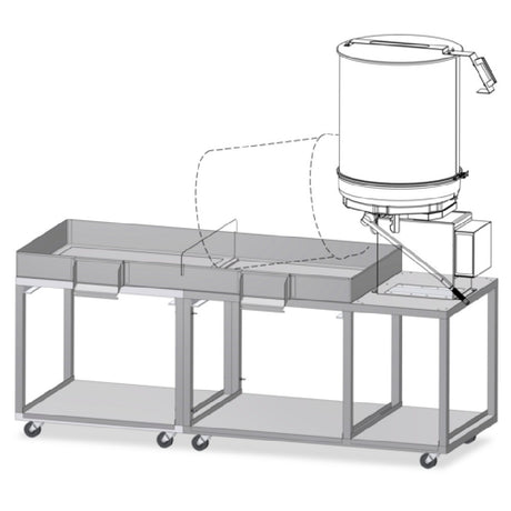 Gold Medal 2622-00-100 - Single Karmel Kool Stand (for Mark 10/20), Modular Table System