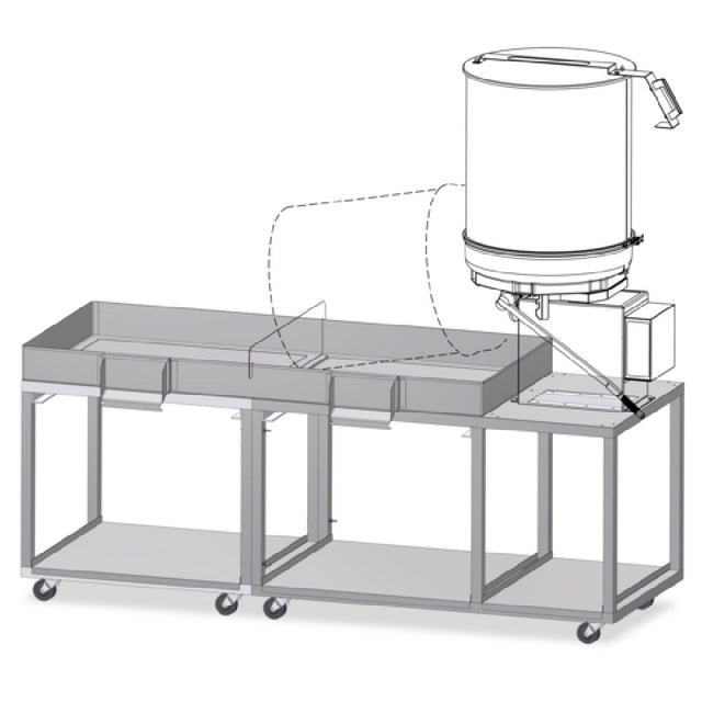 Gold Medal 2622-00-100 - Single Karmel Kool Stand (for Mark 10/20), Modular Table System