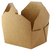 PacknWood 210BIO2K - Grab & Go Meal Box, 34 Oz., 8.25" X 6.25" X 1.8"