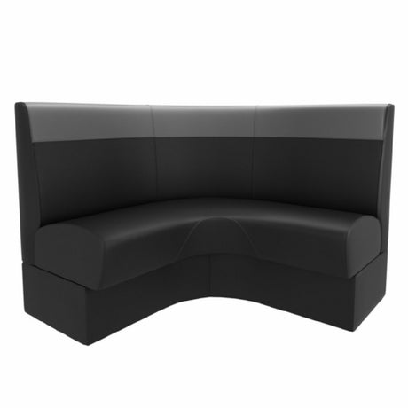 QA Group QAB-CAS-CNR-HR Cascade Collection Banquette Booth 1/4 Circle Length To Be Specified
