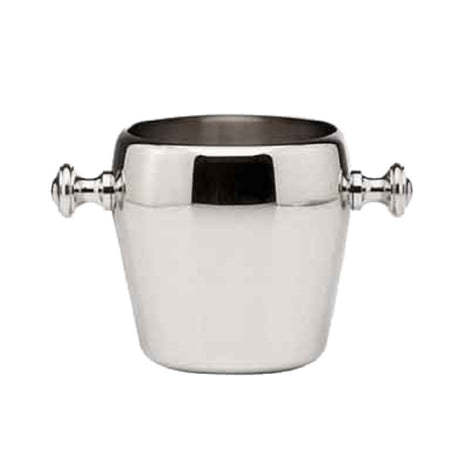 Bauscher Hepp 12.2219.0000 - Ice Bucket, 4-15/16" Dia. (126) X 4-3/4"H (121mm), Knob Handles