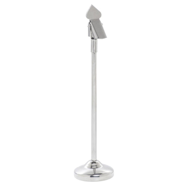 Hubert 75790 - Sign Holder, 1-9/16" Dia. X 7"H, French Style Clip
