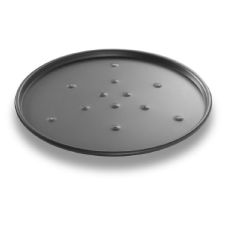 Chicago Metallic 49108 BĀKALON Thin Crust Pizza Pan 10" Dia. X 3/8" Deep Perforated Bottom