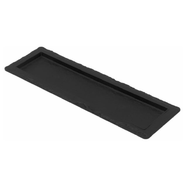 Bauscher Hepp SL11/2 - Slate Look Collection Serving Platter, GN 2/4 Size, 20-3/4"L X 6-1/2"W X 1/2"H